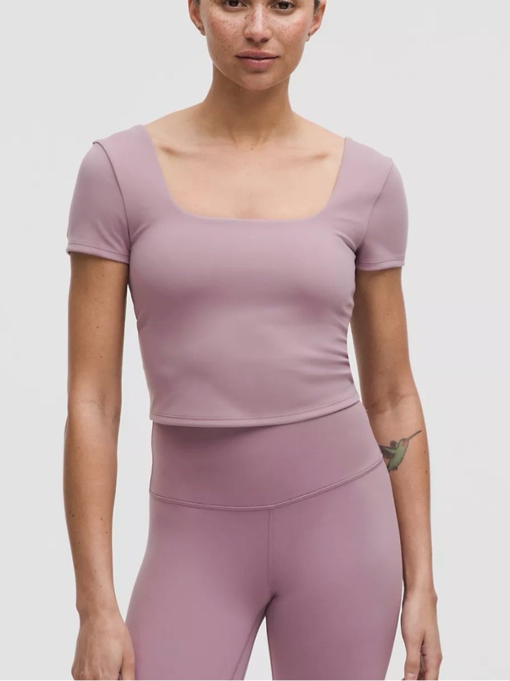Wunder Under SmoothCover Square-Neck T-Shirt